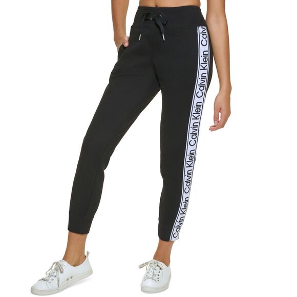 Calvin Klein Performance Logo Tape Joggers Size M - Picture 1 of 3